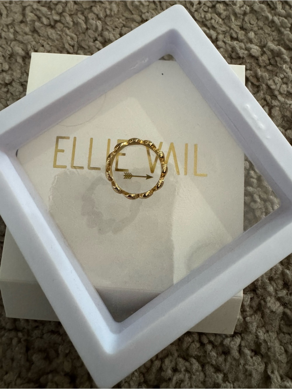 Ellie Vail Gold Shell Ring